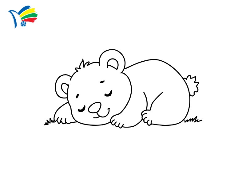 Các bước dạy bé vẽ con gấu cute, đơn giản nhất
