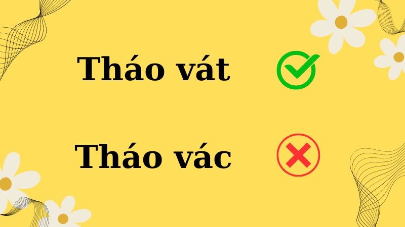 Sự nhầm lẫn giữa tháo vát và tháo vác