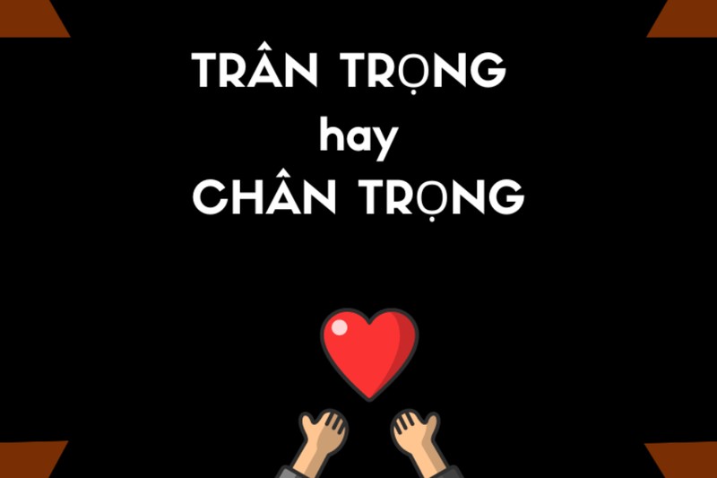 Nhiều người dùng gặp khó khăn trong việc phân biệt "trân trọng" và "chân trọng"