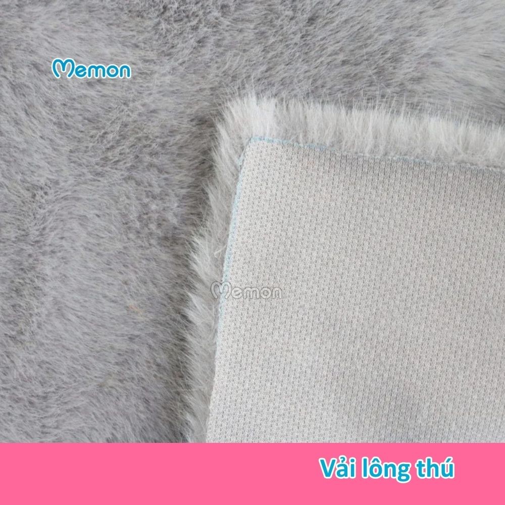 Gấu bông với chất liệu vải lông thú mềm mại