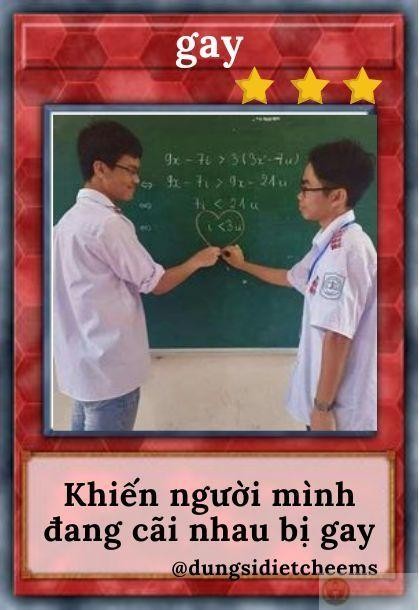 Ảnh lá bài meme với nội dung hài hước