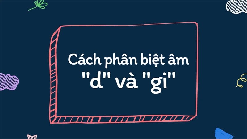 Hình ảnh minh họa sự khác biệt giữa chữ D và GI