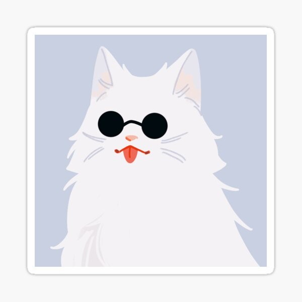 Sticker Mèo Gojo đáng yêu