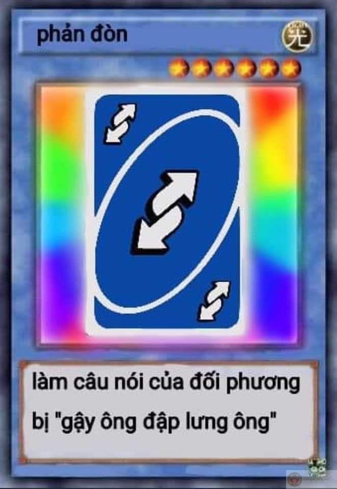 Phiên bản lá bài đảo ngược meme nổi bật