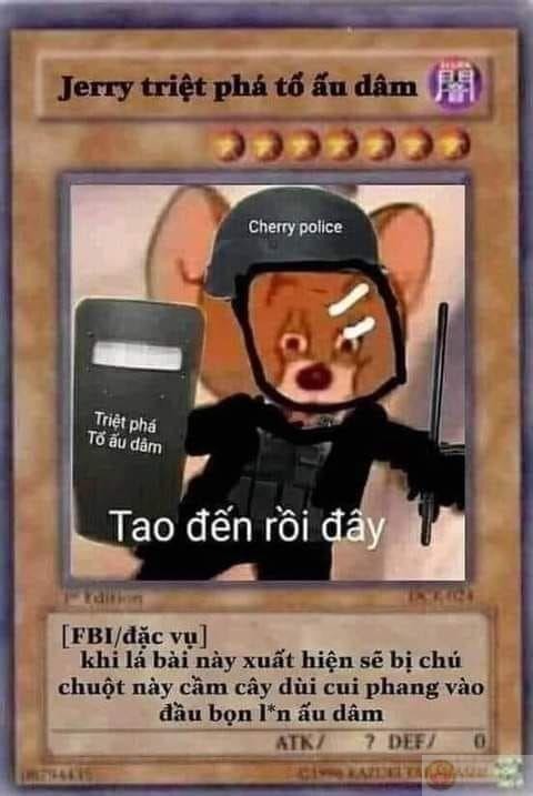 Lá bài meme fbi được ưa thích rộng rãi