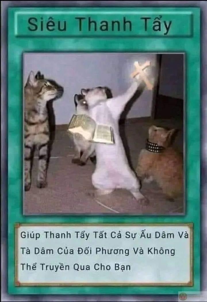 Lá bài meme thanh tẩy với phong cách cà khịa