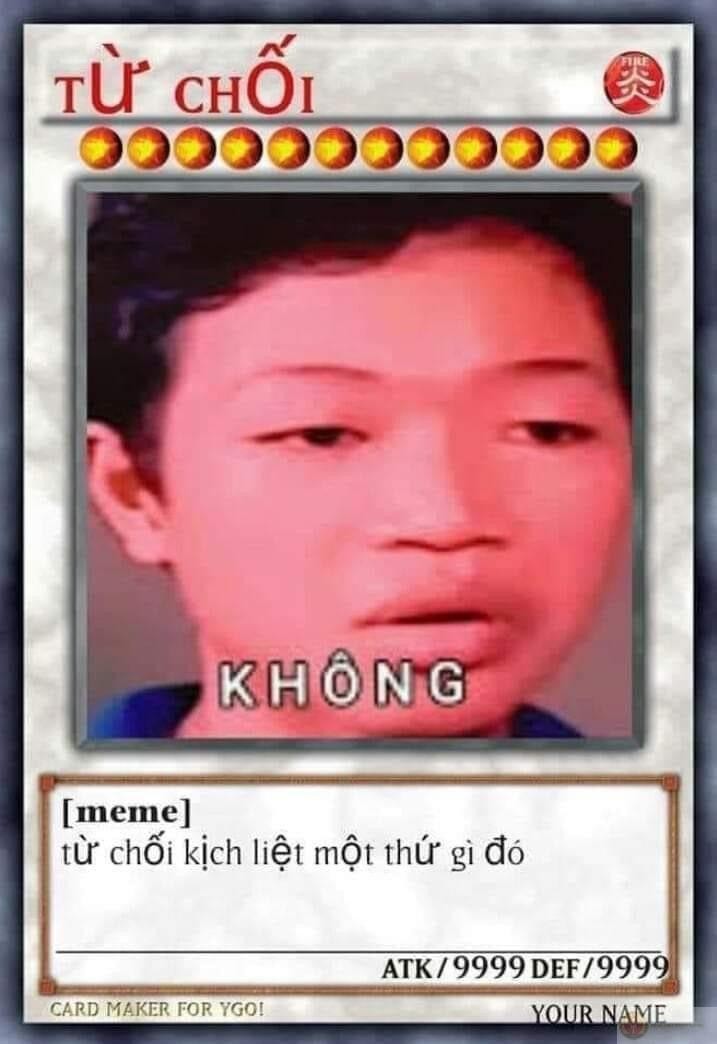 Meme card được ưa chuộng rộng rãi