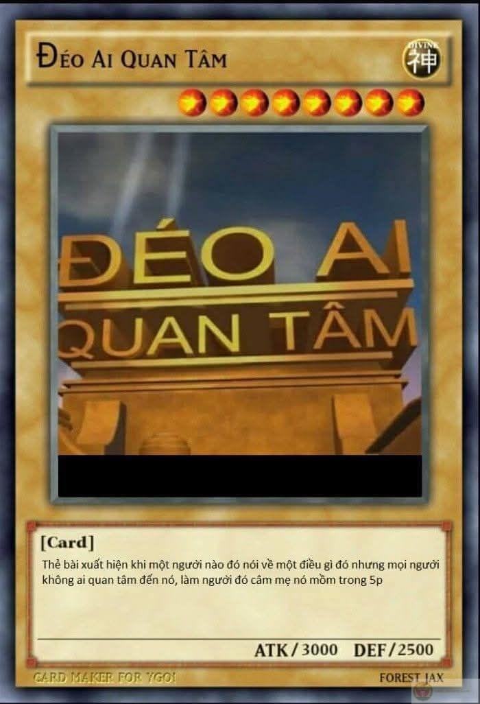 Thẻ bài meme được yêu thích trong cộng đồng