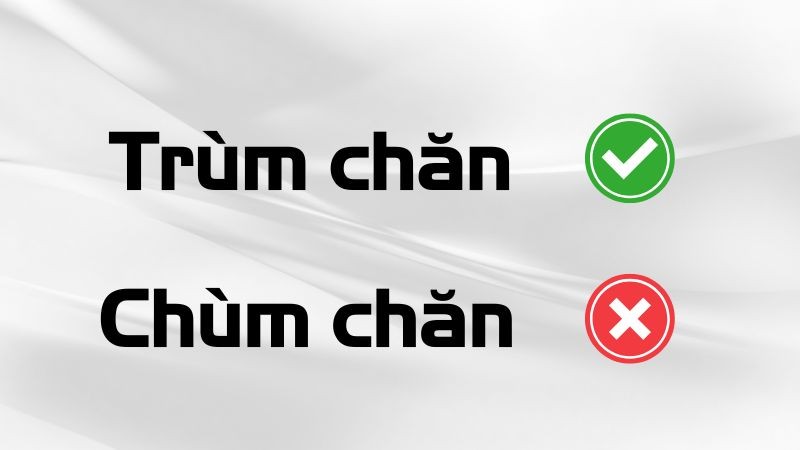 Giải thích cách phân biệt trùm chăn và chùm chăn
