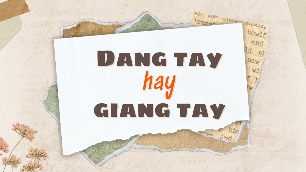 Hành động dang tay chào đón