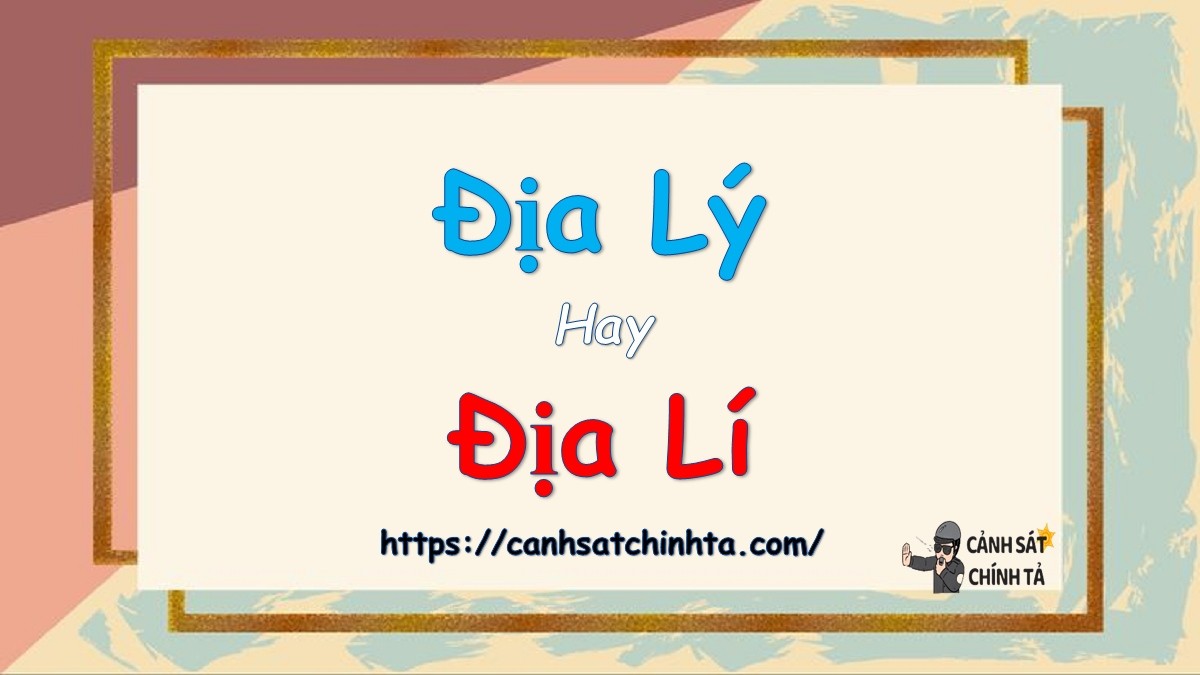 Bản đồ địa lý minh họa các vùng đất