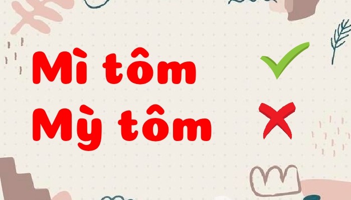 Cận cảnh gói mì tôm với các loại gia vị đi kèm
