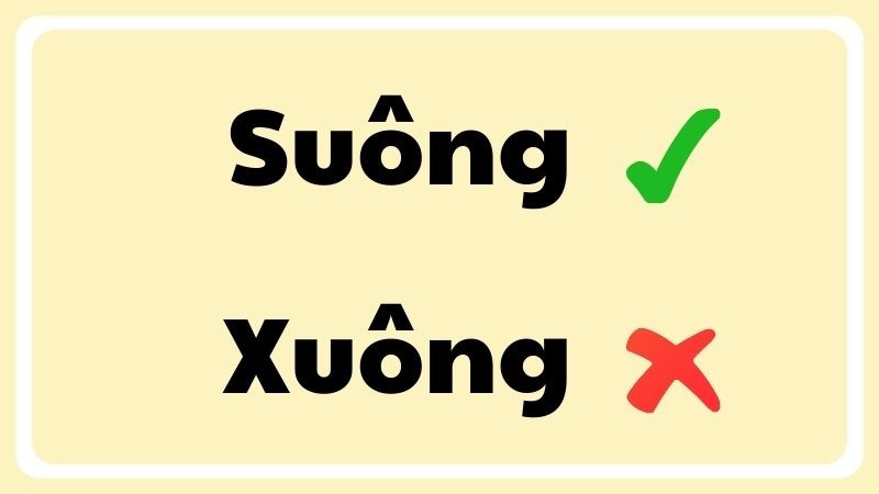 Sơ đồ phân biệt suông và xuông