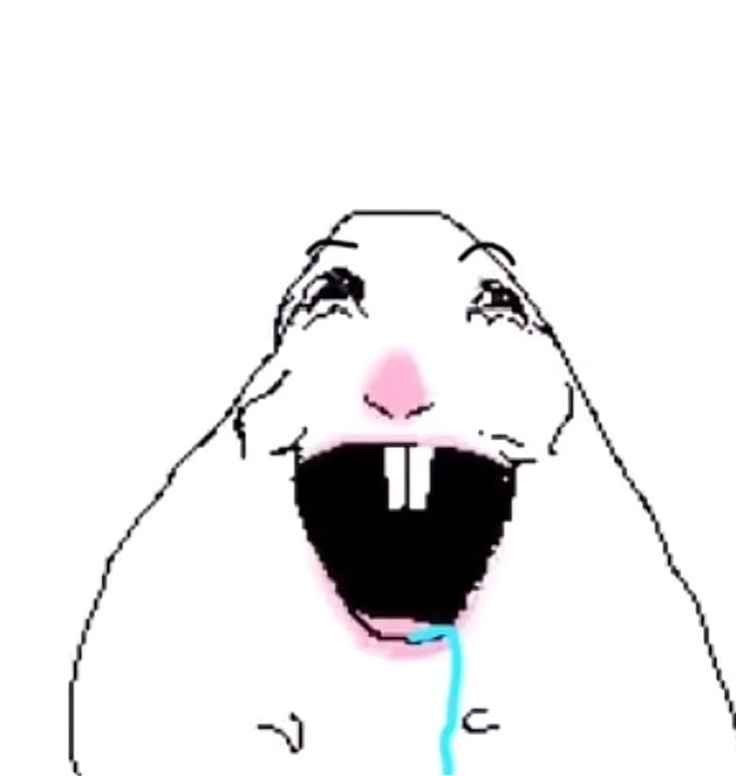 Hamster meme cười ra nước mắt
