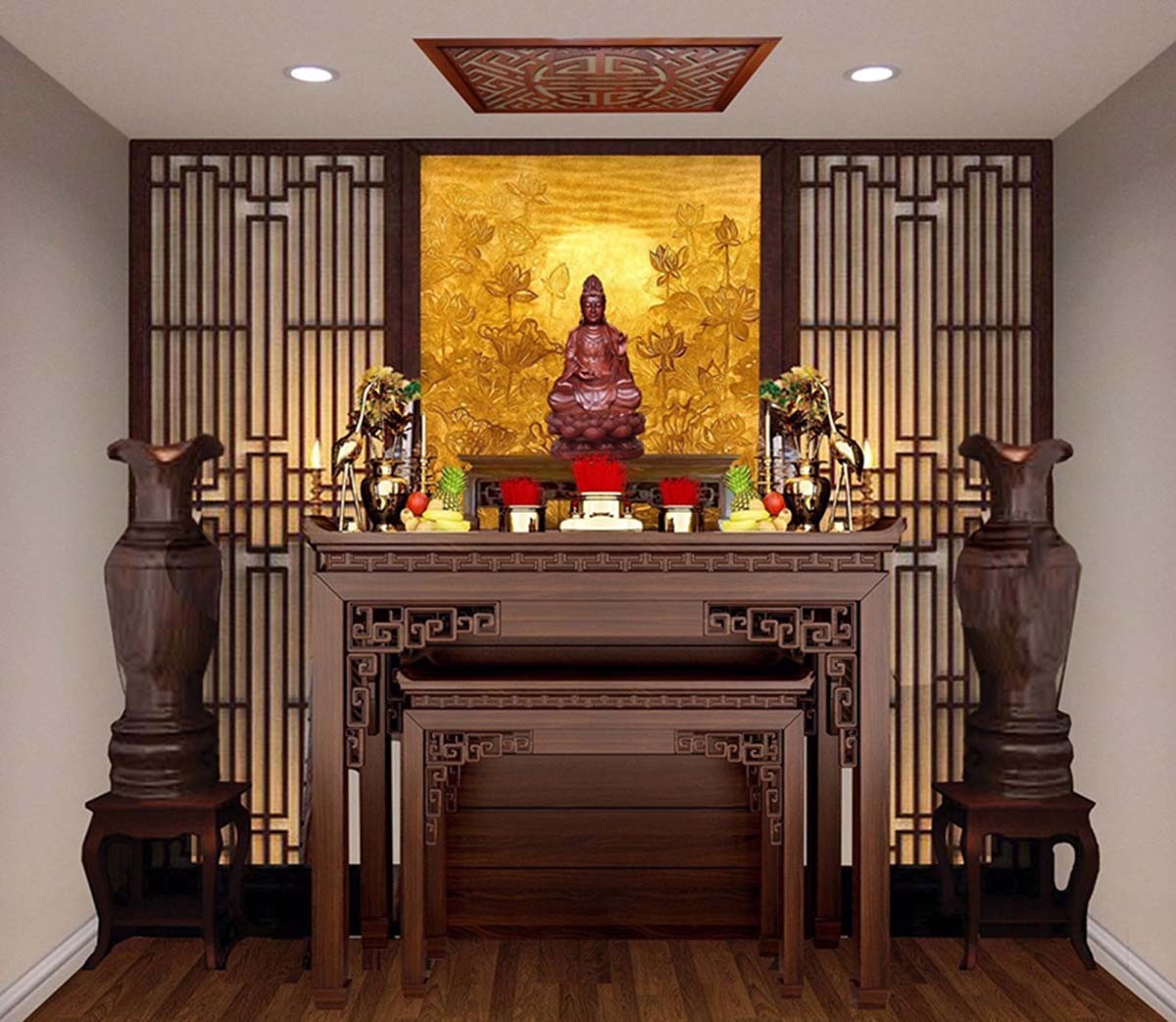 Phòng ngủ cần đảm bảo sự riêng tư, yên tĩnh và ánh sáng hài hòa.