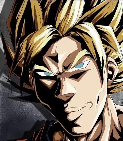 Meme hài Son Goku ngủ gật trong lúc Krillin kể chuyện