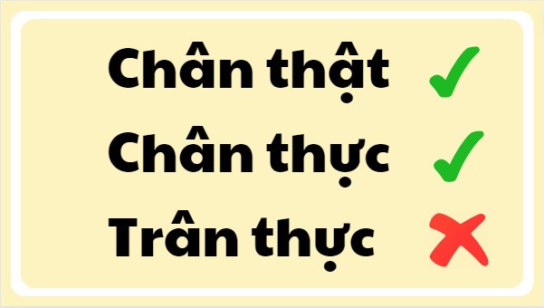Phân biệt từ nào đúng và từ nào sai chính tả